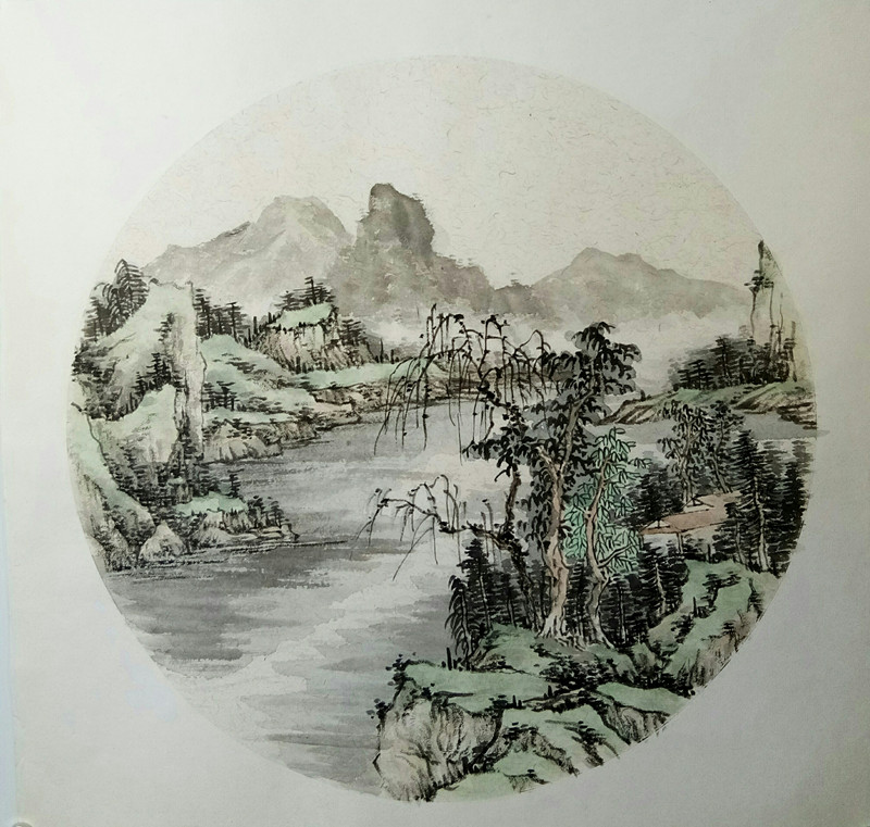 山水画_山水_国画_装饰作品_园圆堂